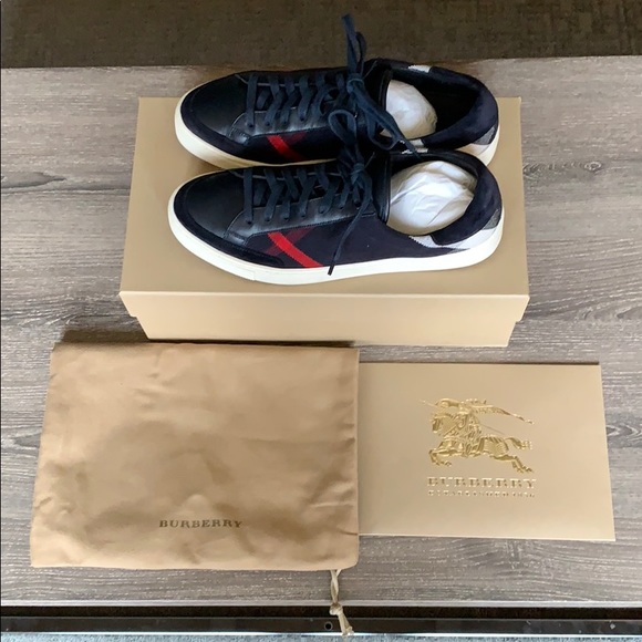 2017 Burberry Classic Check Sneakers - Picture 1 of 3